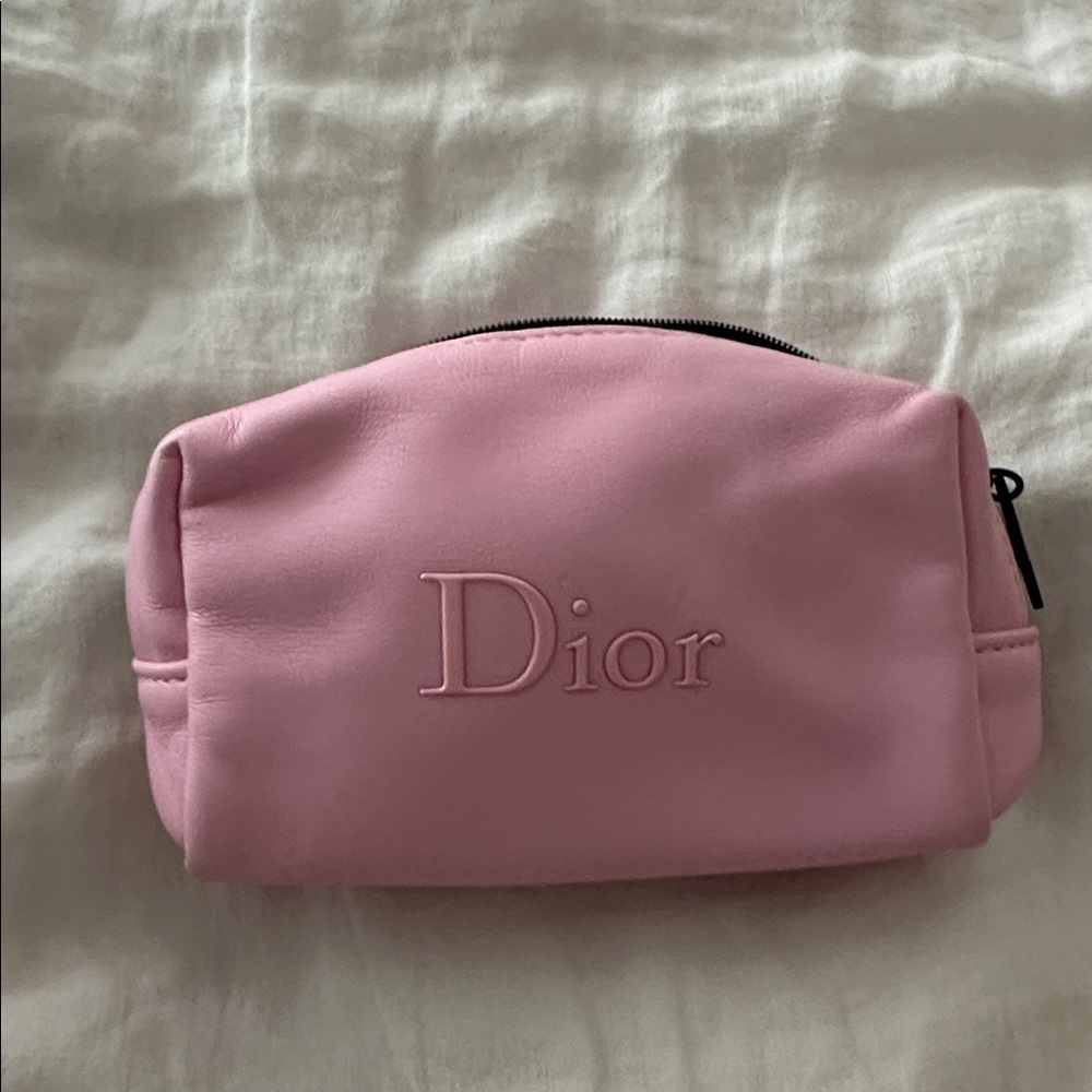 Dior Soft Pink Makeup Bag